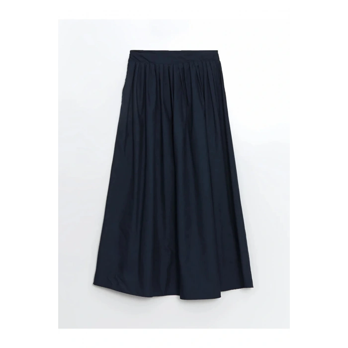 LCW Modest Lacivert Loose Fit Kadın Kloş Etek