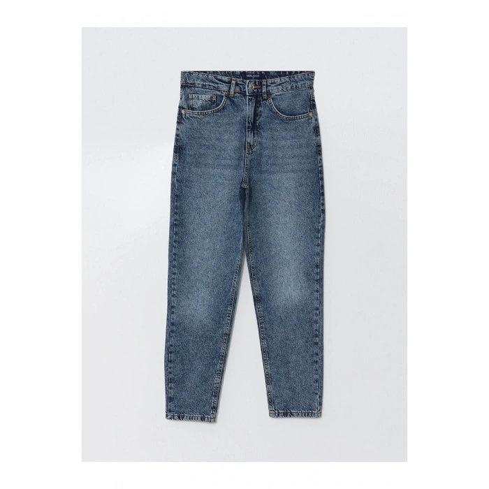 Lcw Mom Fit Kadın Jean Pantolon