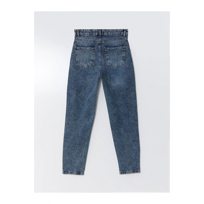 Lcw Mom Fit Kadın Jean Pantolon