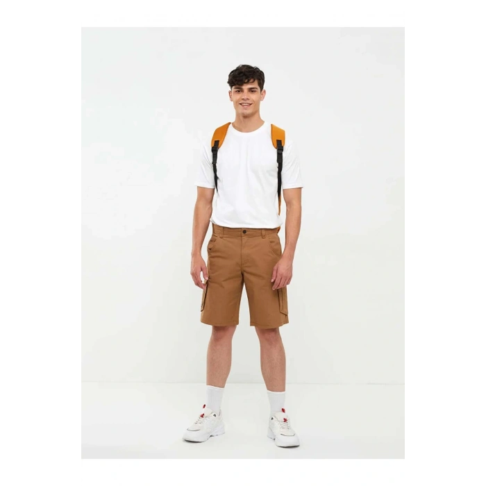LCW OUTDOOR Kahverengi Standart Kalıp Erkek Kargo Şort