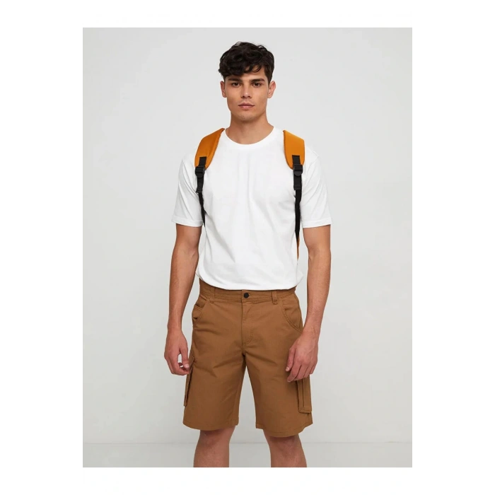 LCW OUTDOOR Kahverengi Standart Kalıp Erkek Kargo Şort