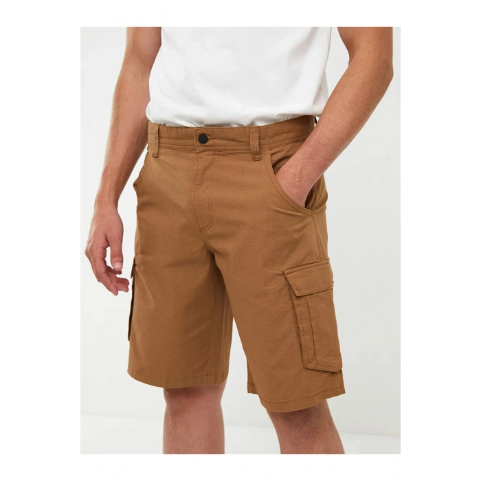 LCW OUTDOOR Kahverengi Standart Kalıp Erkek Kargo Şort