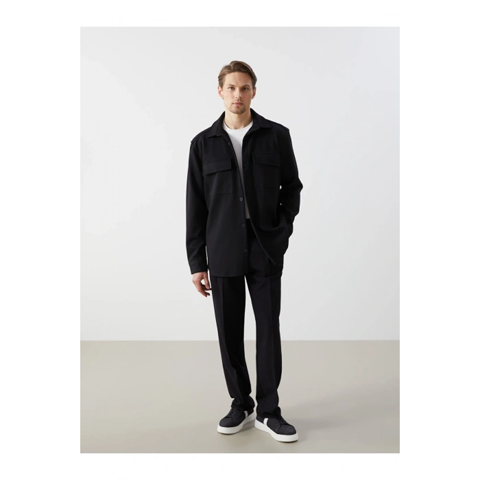 LCW Regular Fit Uzun Kollu Erkek Gömlek Ceket Fashion