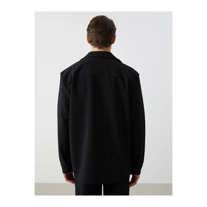 LCW Regular Fit Uzun Kollu Erkek Gömlek Ceket Fashion