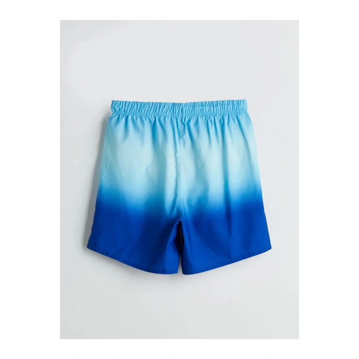 LCW SWIMWEAR Lacivert Kısa Boy Desenli Erkek Deniz Şortu