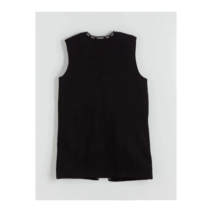 LCW V Yaka Desenli Kadın Triko Yelek (W5)