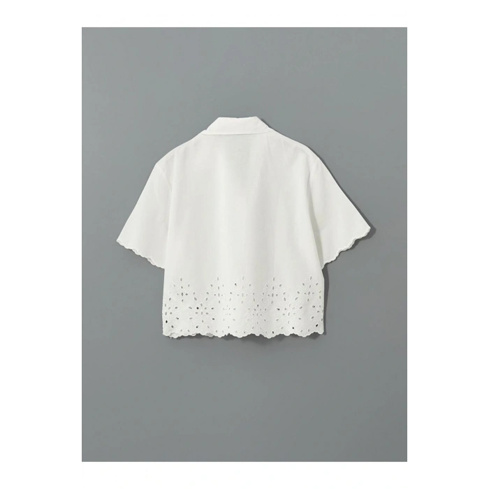 LCW Vision Ajurlu Poplin Kadın Gömlek