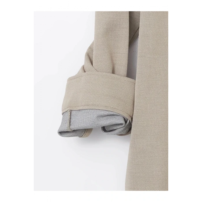 LCW Vision Bej Regular Fit Uzun Kollu Erkek Gömlek Ceket