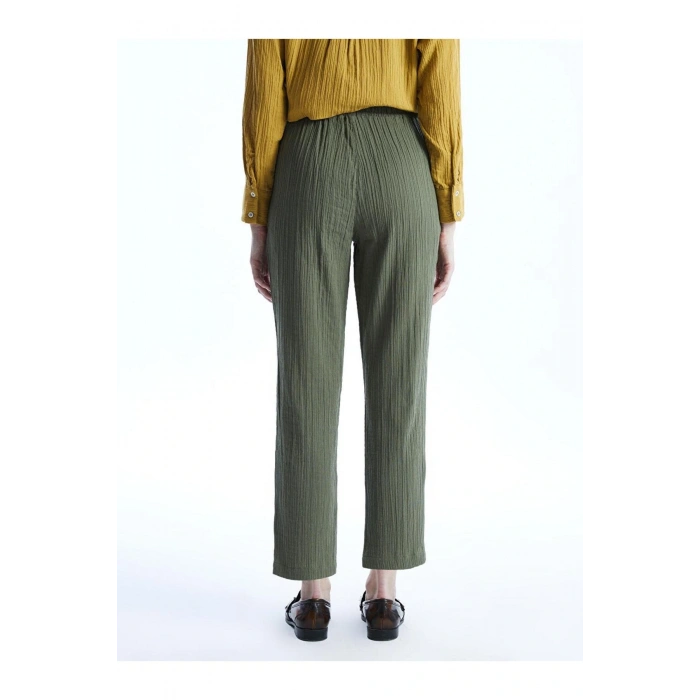 LCW Vision  Beli Lastikli Dokulu Kadın Pantolon