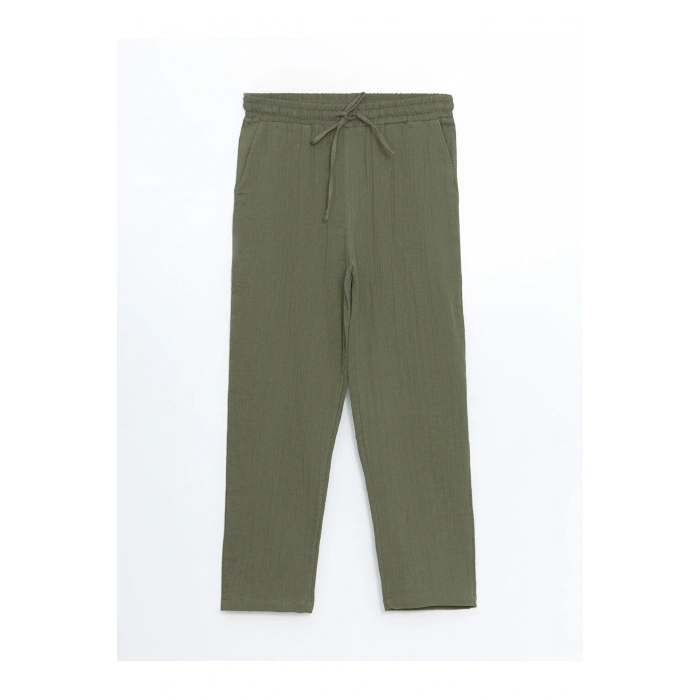 LCW Vision  Beli Lastikli Dokulu Kadın Pantolon