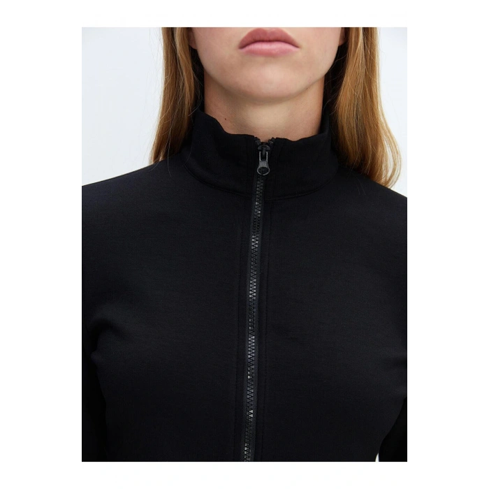 LCW Vision  Dik Yaka Kadın Fermuarlı Sweatshirt