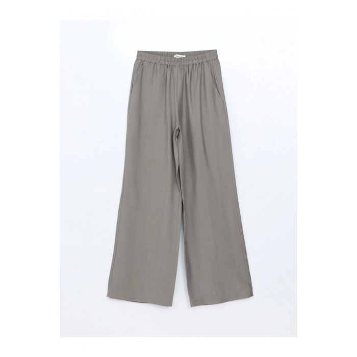 LCW Vision Haki Beli Lastikli Loose Fit Kadın Pantolon W4JP34Z8