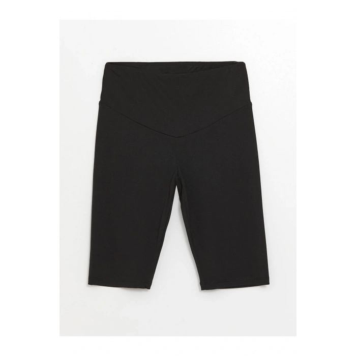 LCW Vision Kadın Beli Lastikli Düz Biker Şort Tayt