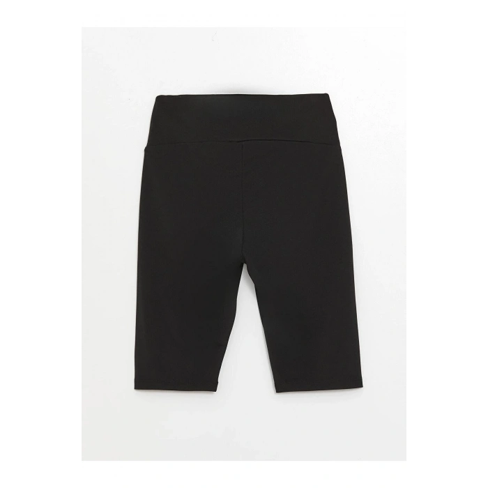 LCW Vision Kadın Beli Lastikli Düz Biker Şort Tayt