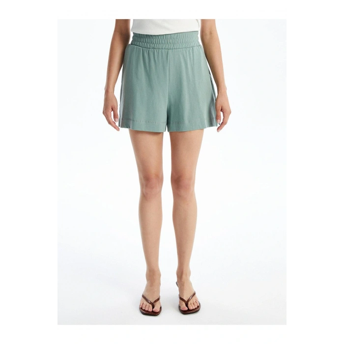 LCW Vision Kadın Beli Lastikli Düz Şort