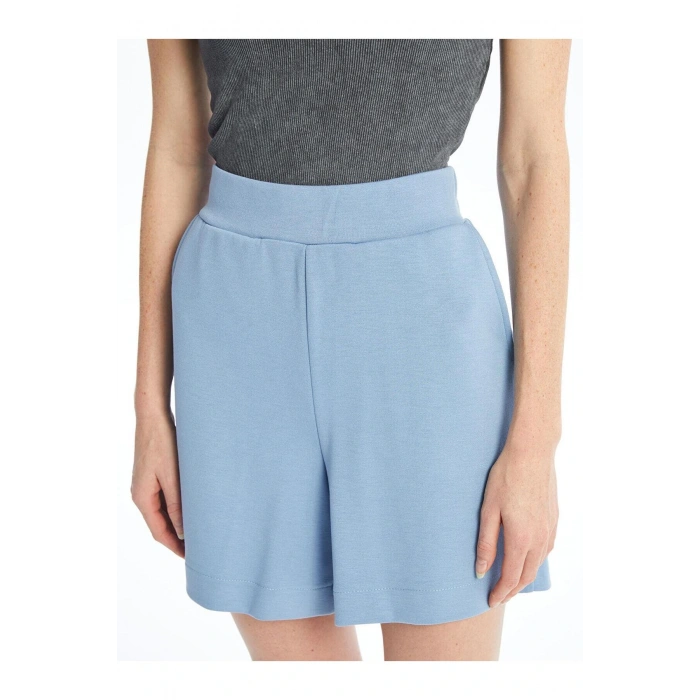 LCW Vision Kadın Beli Lastikli Düz Şort