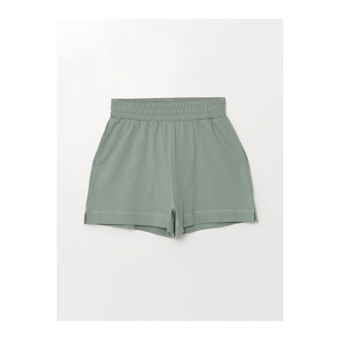 LCW Vision Kadın Beli Lastikli Düz Şort