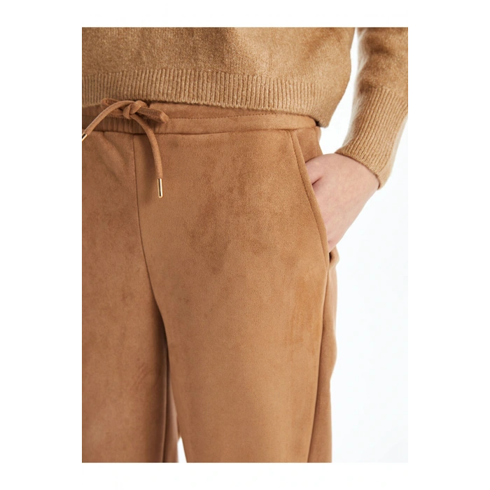 LCW Vision Kahverengi Beli Lastikli Kadın Jogger Eşofman Altı