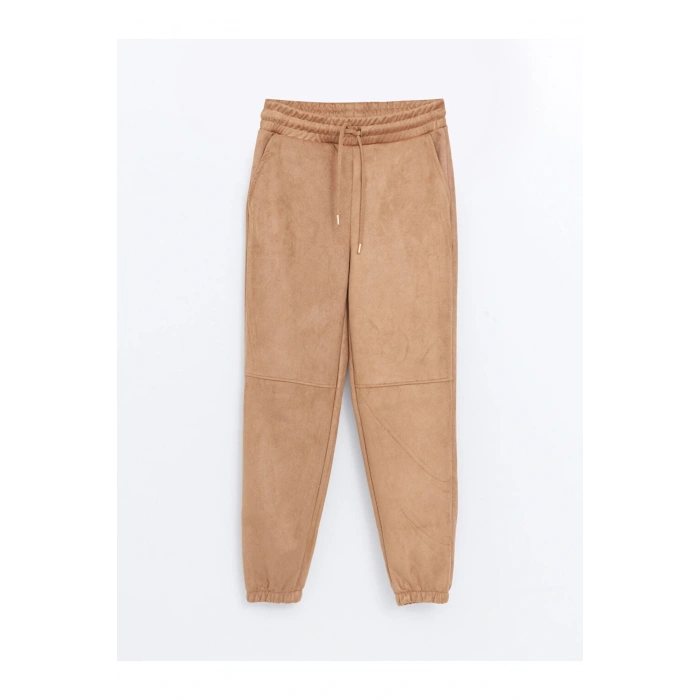 LCW Vision Kahverengi Beli Lastikli Kadın Jogger Eşofman Altı