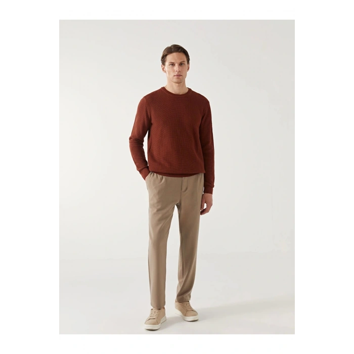 Lcw Vision Kahverengi Slim Fit Erkek Pantolon