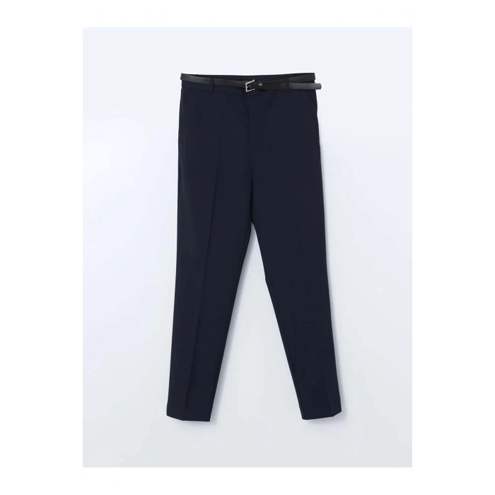 LCW Vision Lacivert Beli Kemerli Havuç Kesim Kadın Pantolon