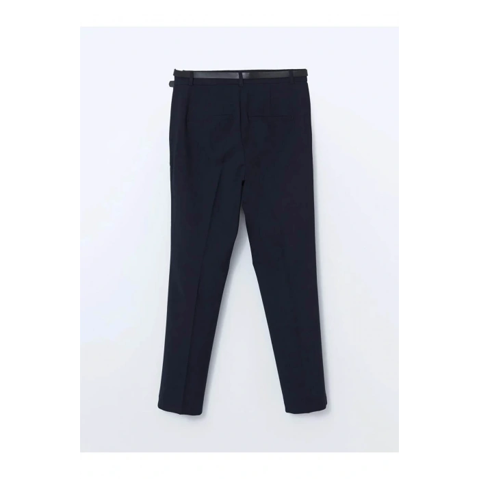 LCW Vision Lacivert Beli Kemerli Havuç Kesim Kadın Pantolon