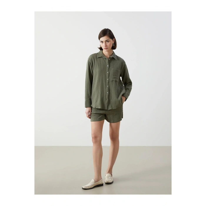 LCW Vision Loose Fit Kadın Gömlek