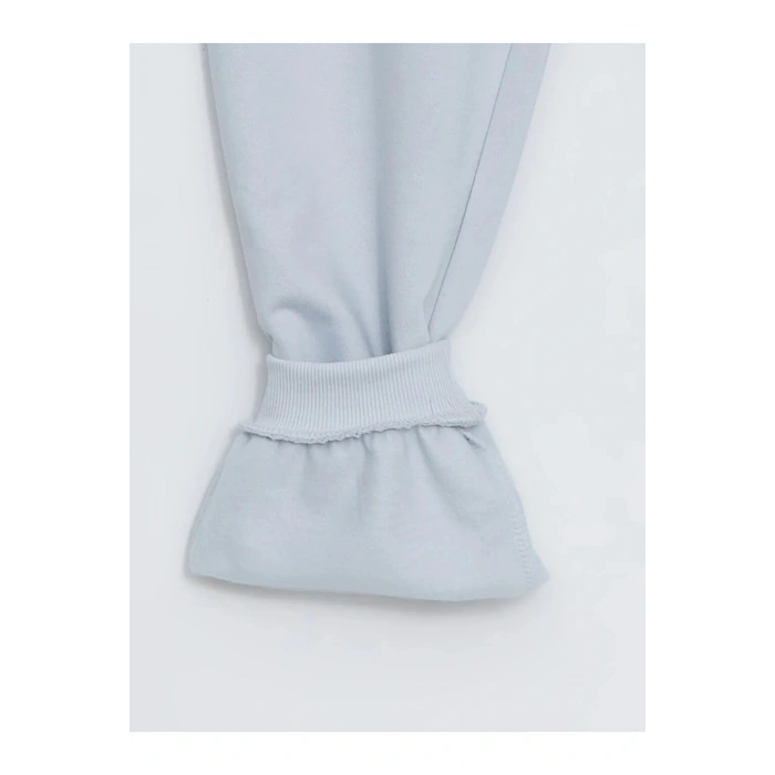 LCW Vision Mat Mavi Kadın Beli Lastikli Düz Jogger Eşofman Altı