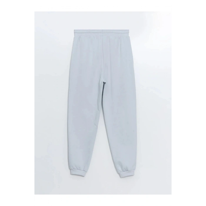 LCW Vision Mat Mavi Kadın Beli Lastikli Düz Jogger Eşofman Altı