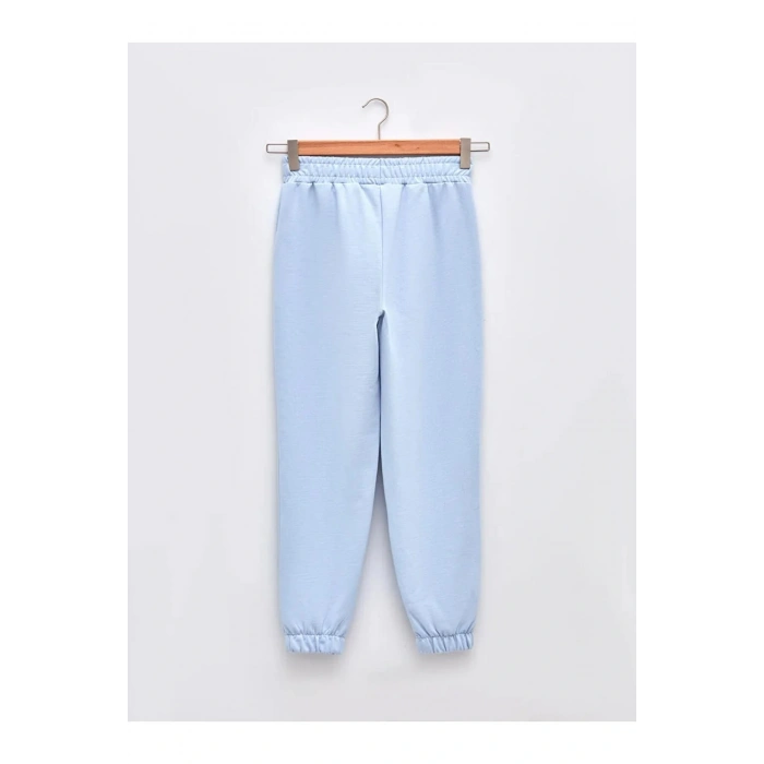 LCW Vision Mavi Beli Lastikli Düz Cep Detaylı Kadın Jogger Eşofman Altı