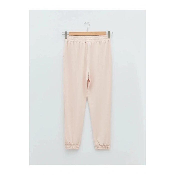 LCW Vision Pembe Beli Lastikli Düz Cep Detaylı Kadın Jogger Eşofman Altı