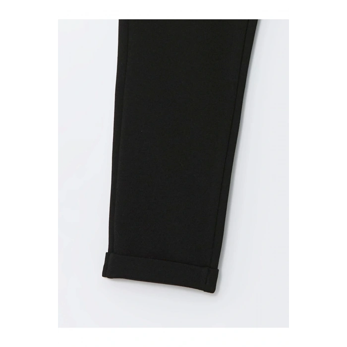 Lcw Vision Siyah Beli Lastikli Slim Fit Erkek Çocuk Pantolon