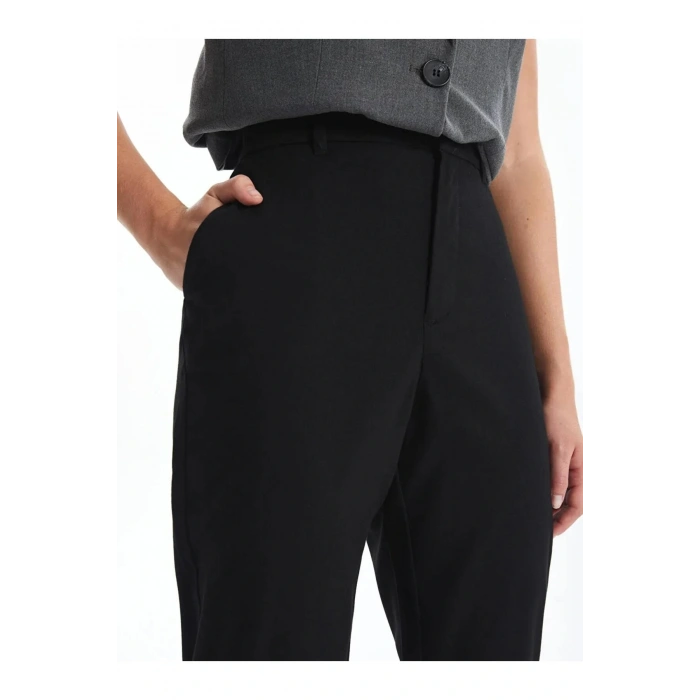 LCW Vision Siyah Standart Fit Kadın Pantolon