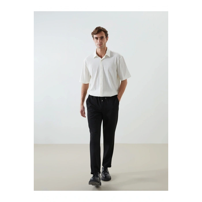 Lcw Vision Siyah Standart Kalıp Erkek Pantolon