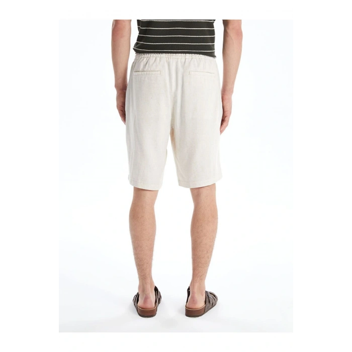 LCW Vision Standart Kalıp Keten Karışımlı Erkek Şort