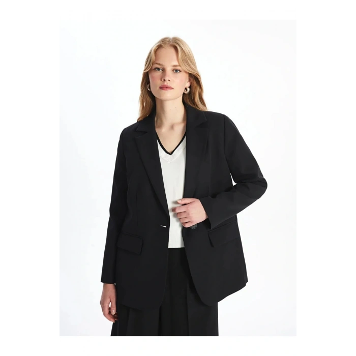 LCW Vision Yeni Siyah Kadın Blazer Ceket
