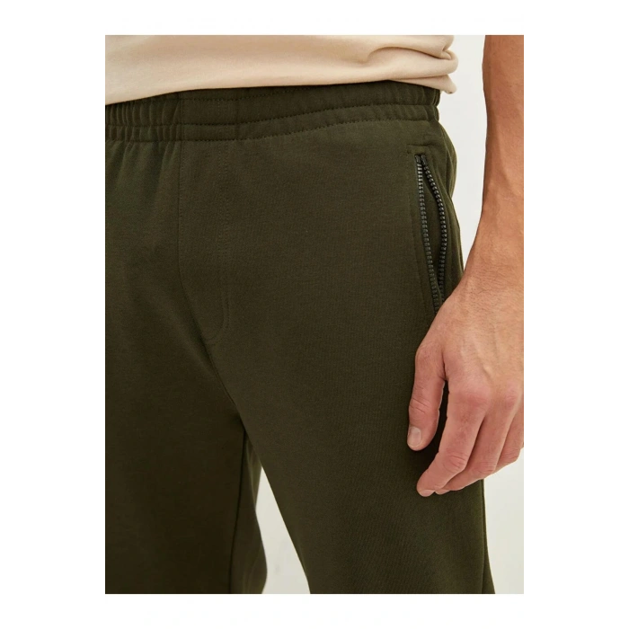 LCWAIKIKI Basic Haki Standart Kalıp Erkek Kalın Eşofman Altı