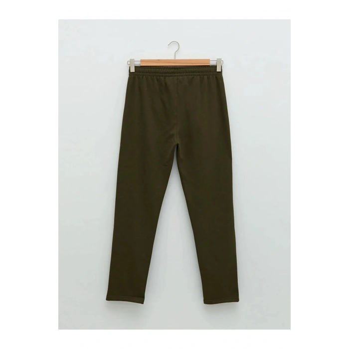 LCWAIKIKI Basic Haki Standart Kalıp Erkek Kalın Eşofman Altı