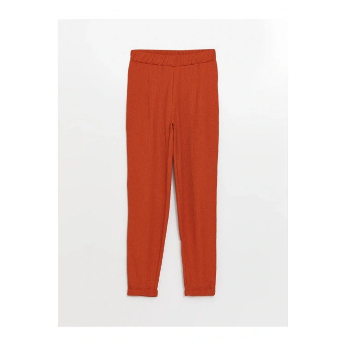 LCWAIKIKI Basic Kadın Beli Lastikli Düz Pantolon