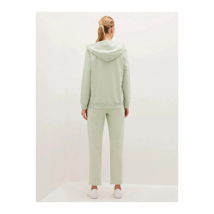 LCWAIKIKI Basic Yeşil Beli Lastikli Kadın Eşofman Alt