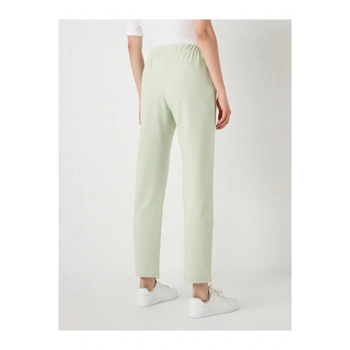 LCWAIKIKI Basic Yeşil Beli Lastikli Kadın Eşofman Alt