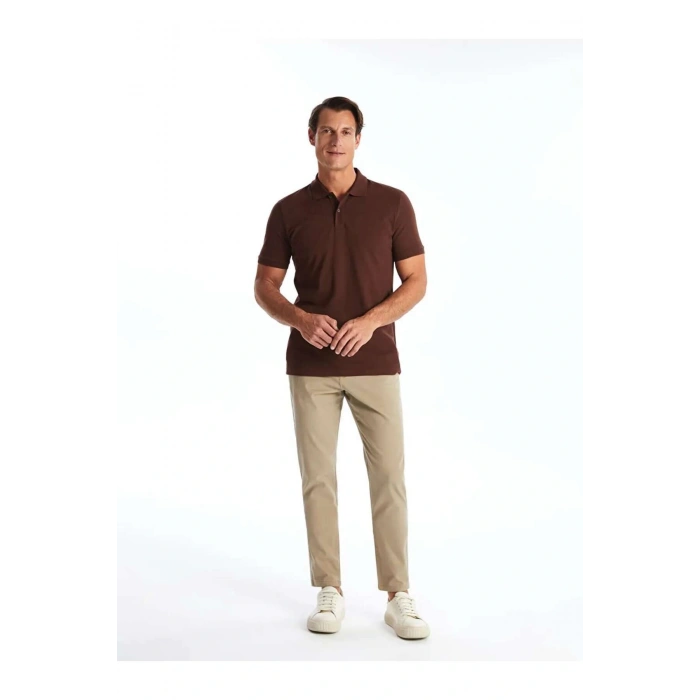 LCWAIKIKI Classic Bej Dar Kalıp Erkek Chino Pantolon