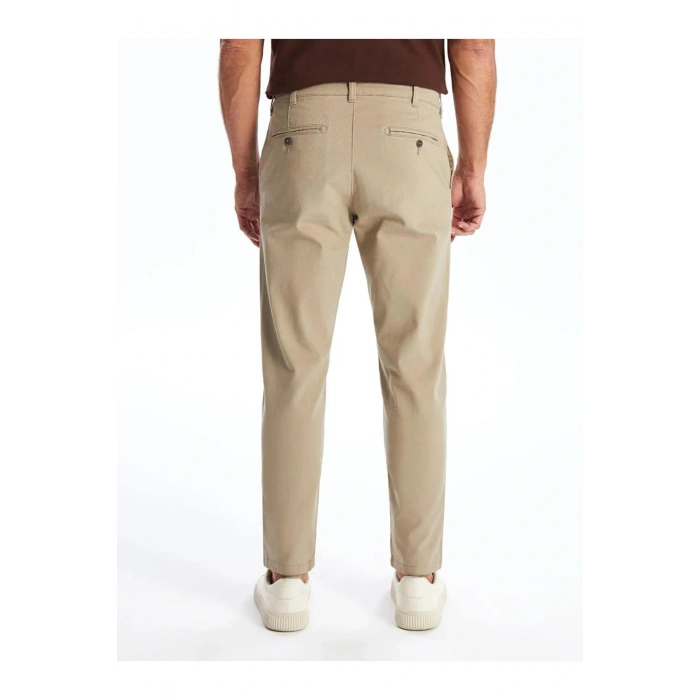LCWAIKIKI Classic Bej Dar Kalıp Erkek Chino Pantolon