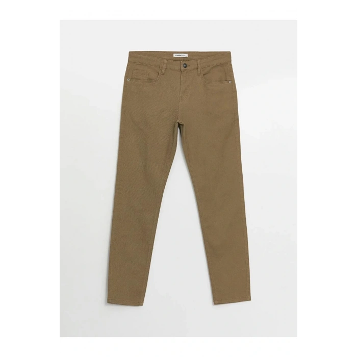 LCWAIKIKI Classic Bej Dar Kalıp Erkek Chino Pantolon