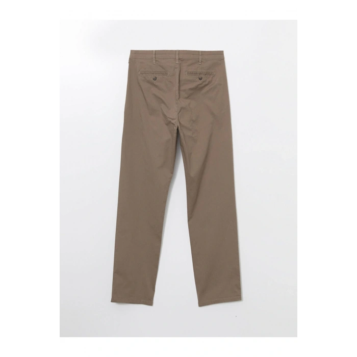 LCWAIKIKI Classic Bej Standart Kalıp Gabardin Erkek Chino Pantolon