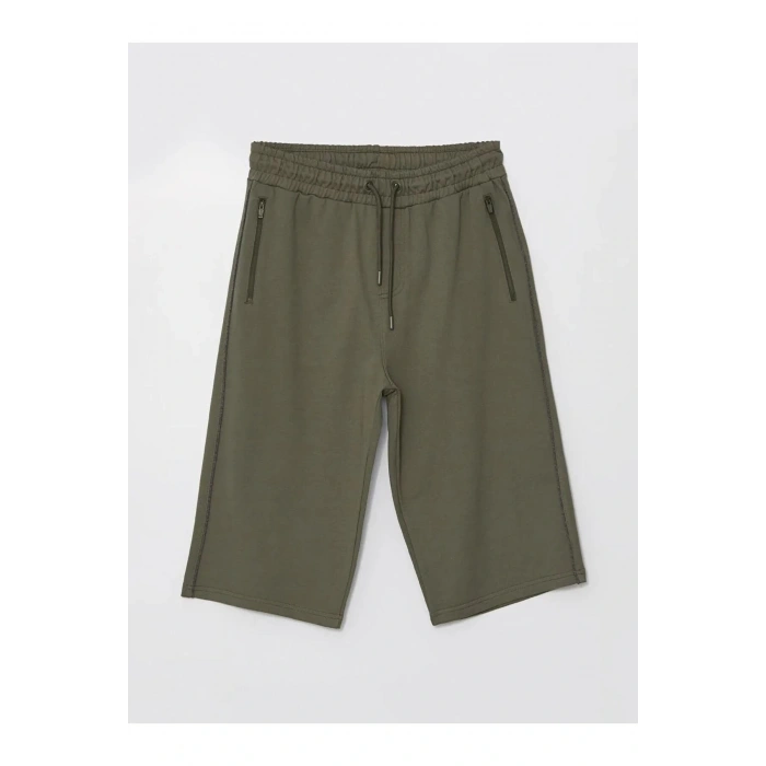 LCWAIKIKI Classic Haki Standart Kalıp Erkek Roller Şort