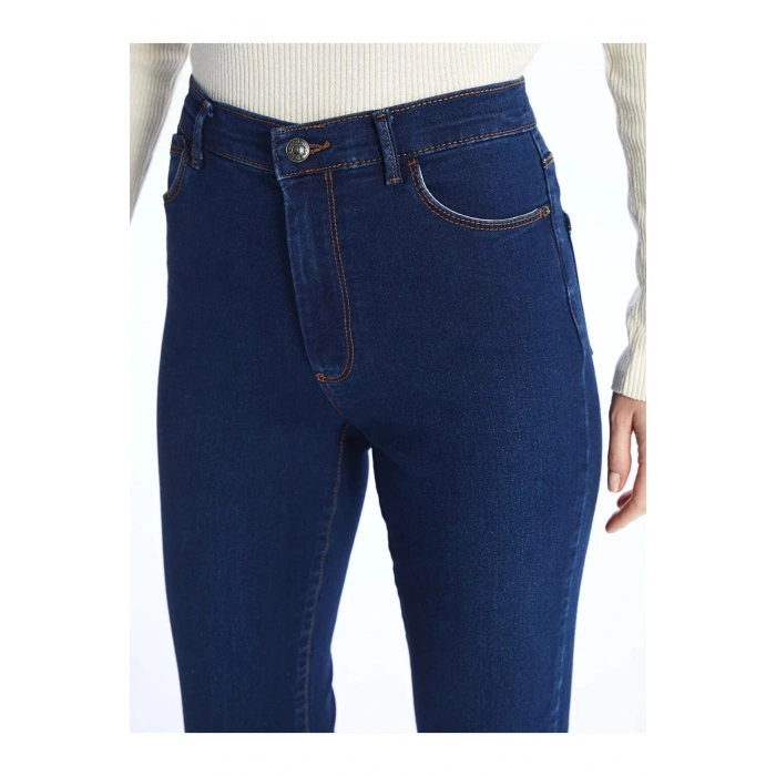 LCWAIKIKI Classic İndigo Slim Fit Kadın Jean Pantolon
