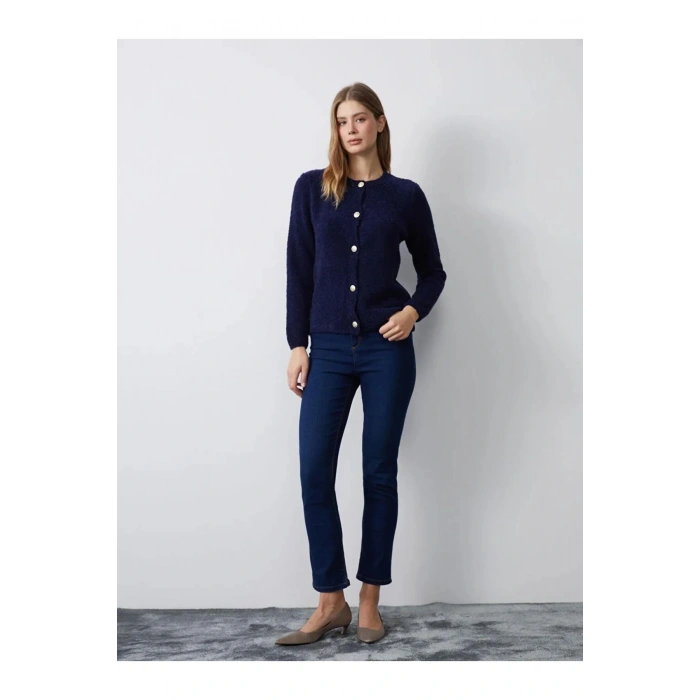 LCWAIKIKI Classic İndigo Straight Fit Kadın Jean Pantolon