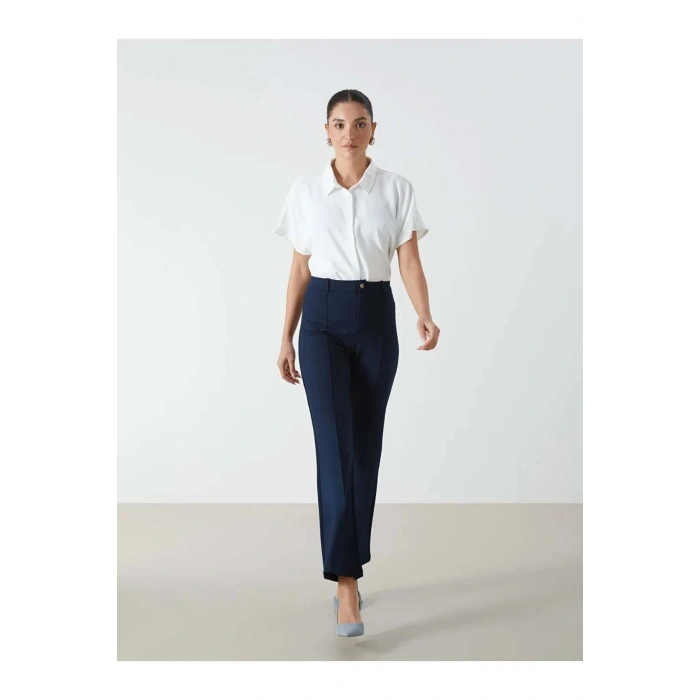 LCWAIKIKI Classic Lacivert Dar Fit Kadın Pantolon