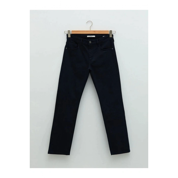 LCWAIKIKI Classic Lacivert Standart Kalıp Gabardin Erkek Chino Pantolon